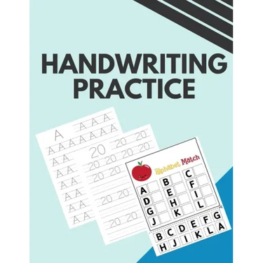 Handwriting Practice: Tracing Letters and Numbers. Print Handwriting. Handwriting Practice for Adults.