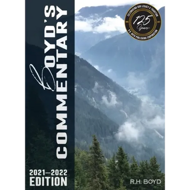 Boyd Commentary 2021-2022