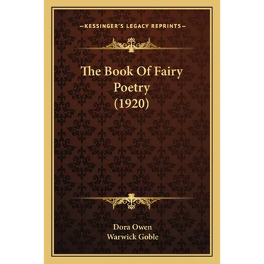 The Book of Fairy Poetry (1920)