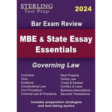 MBE and State Essay Essentials: Governing Law for Bar Exam Prep