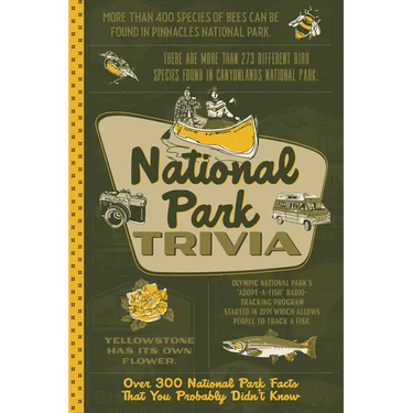 National Park Trivia Softcover Book