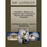 Randolph V. Stokes U.S. Supreme Court Transcript of Record with Supporting Pleadings