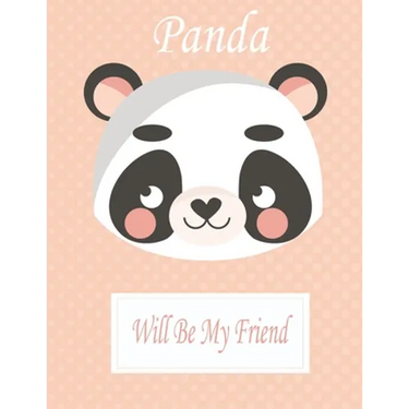 Panda Will Be My Friend: Animal Coloring book Great Gift for Kids Boys & Girls, Ages 4-8
