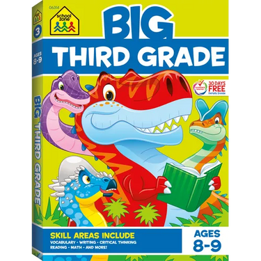 School Zone Big Third Grade Workbook