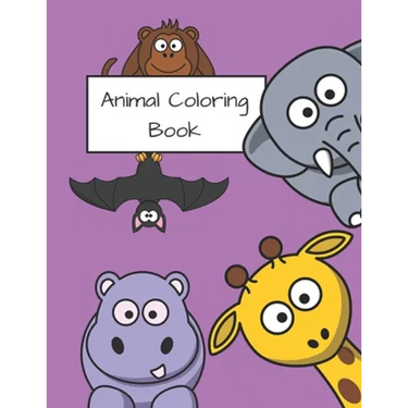 Animals Coloring Book: Perfect for girls and boys aged 2 - 9 years. High quality. Over 100 images. Gift