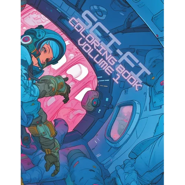 Sci-Fi Coloring Book