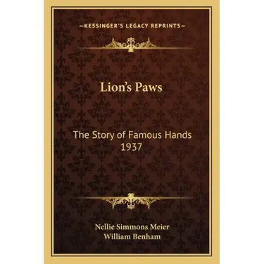Lion's Paws: The Story of Famous Hands 1937