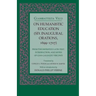 On Humanistic Education: Six Inaugural Orations, 1699 1707