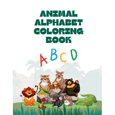 Animal Alphabet Coloring Book