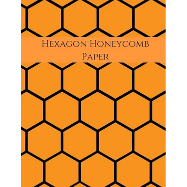Hexagon Honeycomb Paper: Hex paper (or honeycomb paper), This Small hexagons measure .2" per side.100 pages, 8.5 x 11.GET YOUR GAME ON: -)