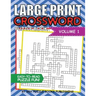 Large Print Crossword Puzzle Book: Crossword Puzzle Books For Adults Large Print Brain Teaser Puzzles - Volume 1
