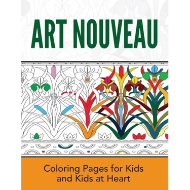 Art Nouveau: Coloring Pages for Kids and Kids at Heart