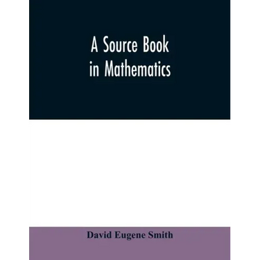 A source book in mathematics
