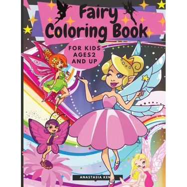 Fairy Coloring Book for Kids Ages 2 and UP