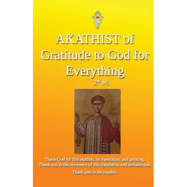 Akathist of Gratitude to God for Everything