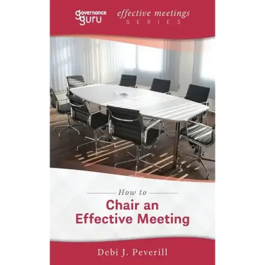 How to Chair an Effective Meeting