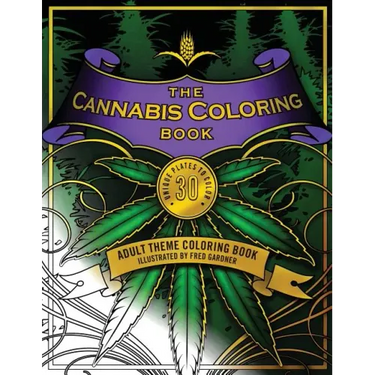 The Cannabis Coloring Book: Adult Theme Coloring Book