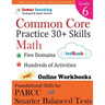 Common Core Practice - Grade 6 Math: Workbooks to Prepare for the Parcc or Smarter Balanced Test