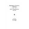 Frederick County, Virginia, Wills & Administrations, 1795-1816