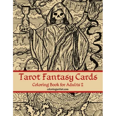 Tarot Fantasy Cards Coloring Book for Adults 2