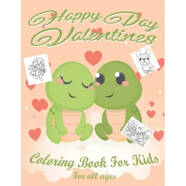 Valentines Day Coloring Book for Kids: Lovely animals coloring books, Valentine's day coloring book, Baby books valentines day, Valentines day toddler