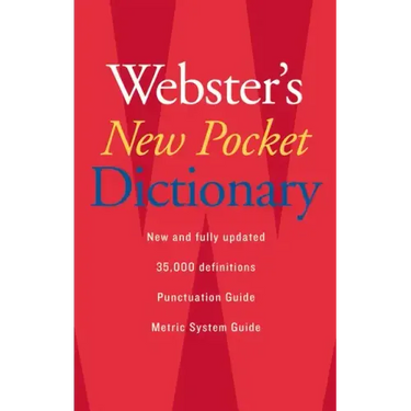 Webster's New Pocket Dictionary