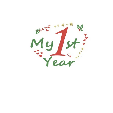 My 1st Year: First Year Memory Book, 29 pages, with monthly birthday and holidays pages, size: 6*9 inches, matte colorful cover with special design