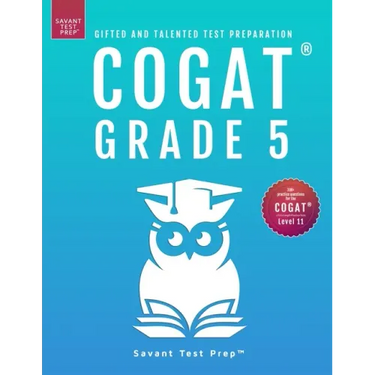 COGAT Grade 5 Test Prep-Gifted and Talented Test Preparation Book - Two Practice Tests for Children in Fifth Grade (Level 11)