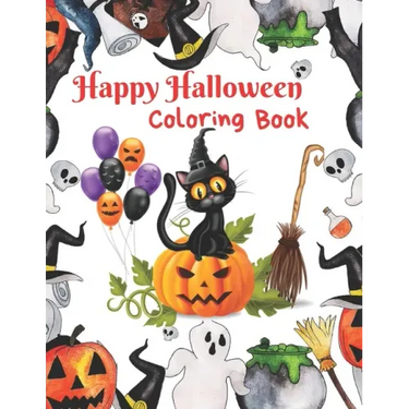 Happy Halloween Coloring Book: The perfect gift for this Halloween season! 8.5 by 11 inch pages