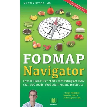 The FODMAP Navigator: Low-FODMAP Diet charts with ratings of more than 500 foods, food additives and prebiotics