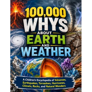 100,000 Whys About Earth and Weather: A Children's Encyclopedia of Volcanoes, Earthquakes, Tornadoes, Hurricanes, Climate, Rocks, and Natural Wonders