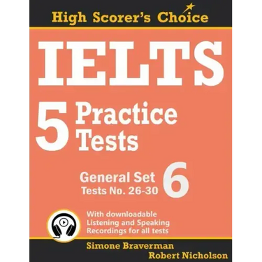 IELTS 5 Practice Tests, General Set 6: Tests No. 26-30