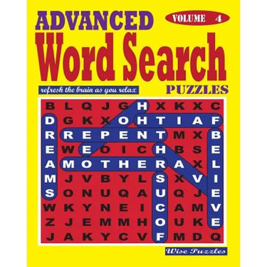 ADVANCED Word Search Puzzles. Vol. 4