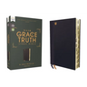 Nasb, the Grace and Truth Study Bible (Trustworthy and Practical Insights), Leathersoft, Navy, Red Letter, 1995 Text, Thumb Indexed, Comfort Print