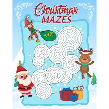 Christmas Mazes: An Amazing Maze Activity Book for Kids