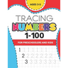 Tracing Numbers (1-100) for Preschoolers and Kids Ages 3-5: Number Writing Practice Book (Math Activity Book)