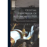 Official Handbook Of Automobiles 1920