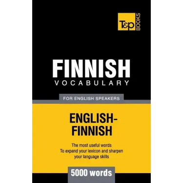 Finnish vocabulary for English speakers - 5000 words