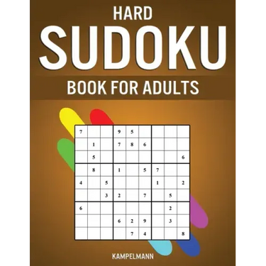 Hard Sudoku Book for Adults: 400 Hard, Extra Hard and Extreme Sudokus for Adults with Solutions