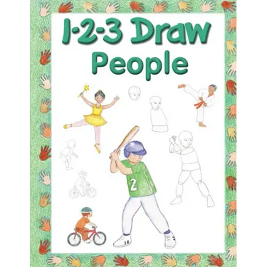123 Draw People: A step by step drawing guide for young artists