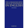 The Communicative Value of Intonation in English