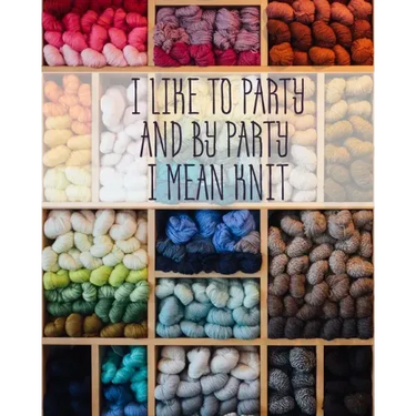 I Like to Party and by Party I Mean Knit: Knitting Graph Paper 2:3 & 4:5 Ratio 8" x 10" 200 pages