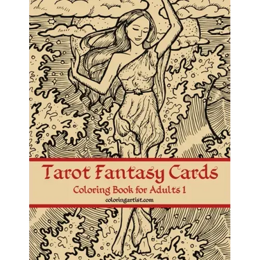 Tarot Fantasy Cards Coloring Book for Adults 1