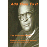 Add Thou To It: Selected Works of Bishop Robert Clarence Lawson