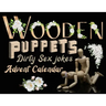Wooden puppets and dirty sex jokes advent calendar book: Fun and original Christmas gift for adults with a good sense of humour!