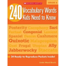 240 Vocabulary Words Kids Need to Know: Grade 6: 24 Ready-To-Reproduce Packets Inside!