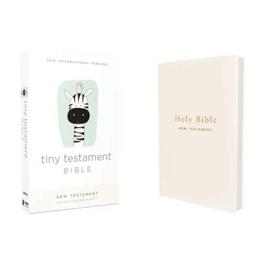 Niv, Tiny Testament Bible, New Testament, Leathersoft, White, Comfort Print
