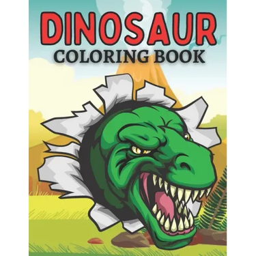 Dinosaur!! Coloring Book For Kids Ages 8-12: Best Gift for Boys & Girls - Contains 70 completely unique coloring pages