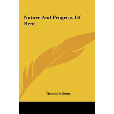 Nature and Progress of Rent
