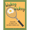 Lesson Plan Book Teaching is What I do Between Tennis Gigs with Wakey Wakey Tennis Racquet Cover: Teacher Lesson Plan Book for Tennis Fan or Player